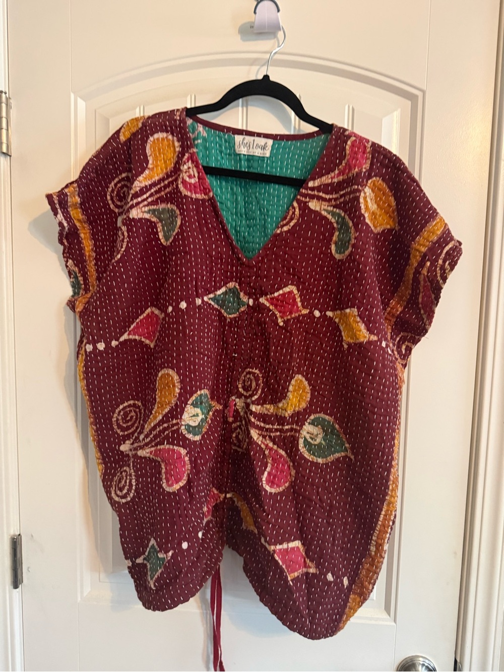 Reversible Kantha top